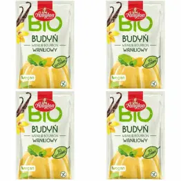 Zestaw 4 x Budyń Waniliowy Bezglutenowy Bio 40 g - Amylon