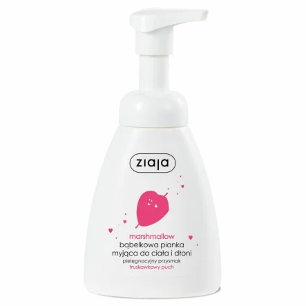 Bąbelkowa Pianka Myjąca do Ciała i Dłoni MARSHMALLOW 250 ml - Ziaja