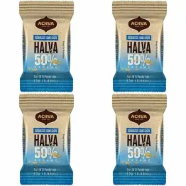 4 x Chałwa Waniliowa Bez Dodatku Cukru 25 g - Achva