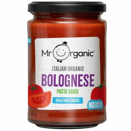 Sos do Makaronu Bolognese Bez Dodatku Cukru Bio 350 g - Mr Organic