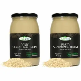 2 x Pasta Sezamowa Tahini 900 g - EOOVITA