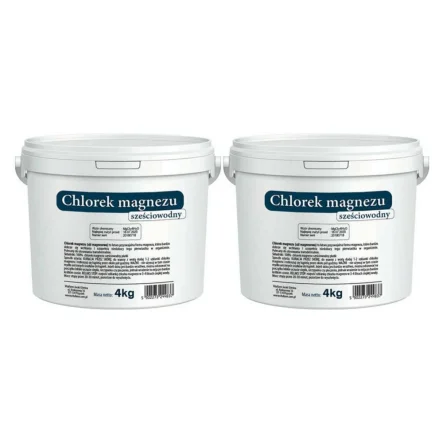 Chlorek Magnezu Sześciowodny Płatki 8 kg Vitafarm - Zestaw 2 x 4 kg