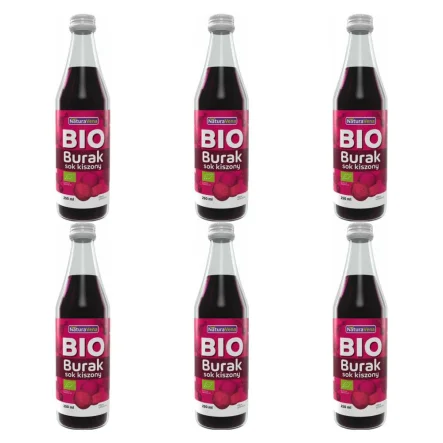6 x Sok z Buraków Kiszonych 250 ml Bio - NaturAvena
