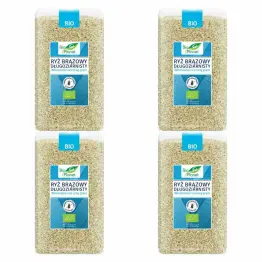 4 x Ryż Brązowy Długoziarnisty Bezglutenowy Bio 1 kg - Bio Planet