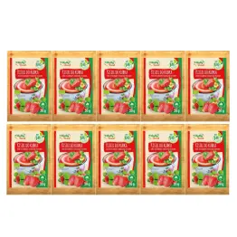 10 x Bio Kisiel do Kubka Smak Truskawkowy z Kawałkami Truskawek 30 g - Vitally Food