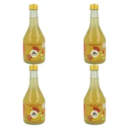 Zestaw 4 x Ocet Jabłkowy Niefiltrowany Niepasteryzowany Bio 500 ml - Alce Nero