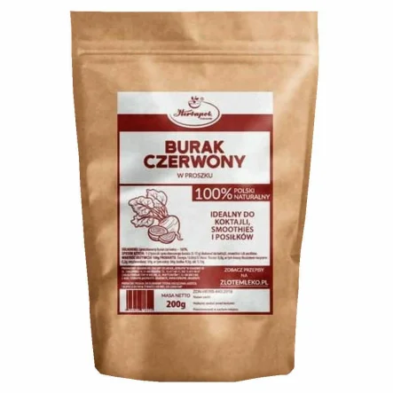 Burak Czerwony w Proszku 200 g - Herbapol Kraków
