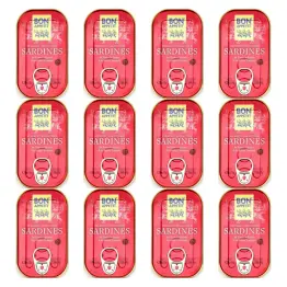 12 x Sardynki Portugalskie w Sosie Pomidorowym 120 g (78 g) - Bon Appetit