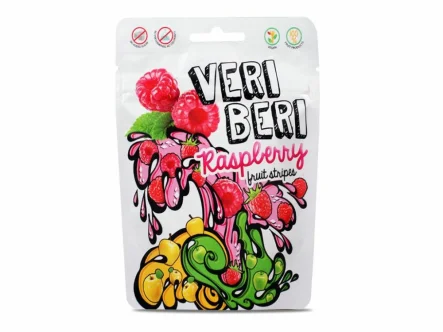 Żelki Owocowe Malina 50 g - Veri Beri