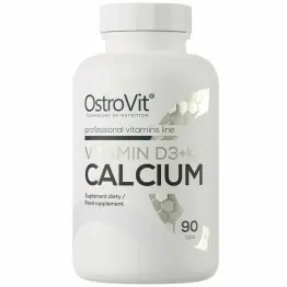 Witamina D3+ K2+ Wapń 90 Tabletek - OstroVit
