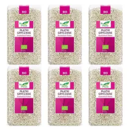Zestaw 6 x Płatki Gryczane Bio 600 g - Bio Planet 
