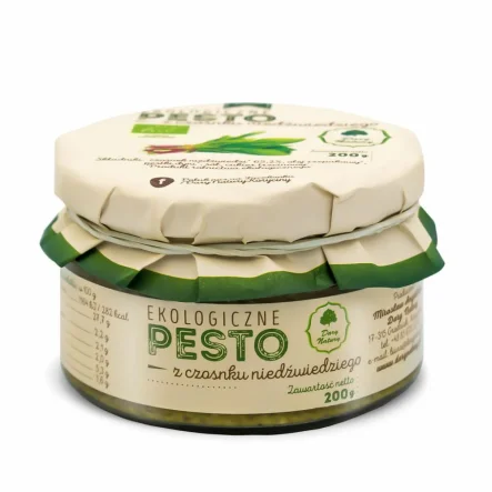 Pesto z Czosnku Niedźwiedziego EKO 200 g - Dary Natury