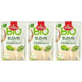 3 x Budyń o Smaku Śmietankowym Bezglutenowy Bio 40 g - Amylon