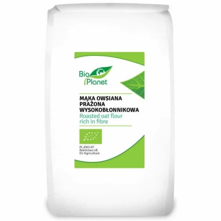 Mąka Owsiana Prażona Wysokobłonnikowa Bio 700 g - Bio Planet