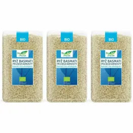 Zestaw 3 x Ryż Basmati Pełnoziarnisty Bio 1 kg - Bio Planet