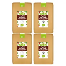 4 x Płatki Owsiane Bezglutenowe Bio 1 Kg - Bio Raj