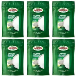 Zestaw 6 x Erytrol 1 kg - Erytrytol 1000 g - Targroch