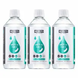 3 x Olej MCT 100% Pure C8 1 l - Beketo