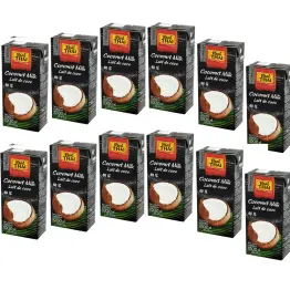Mleczko Kokosowe UHT 12 x 1 L 85% Ekstrakt - Real Thai - Mleko Kokosowe Ekstrakt