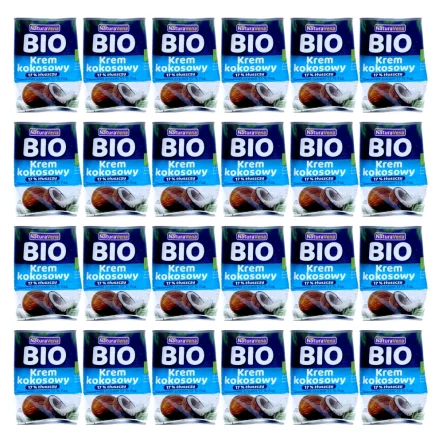 24 x Krem Kokosowy BIO 17% Tłuszczu 400 ml - NaturAvena WGNIECIONE OPAKOWANIE