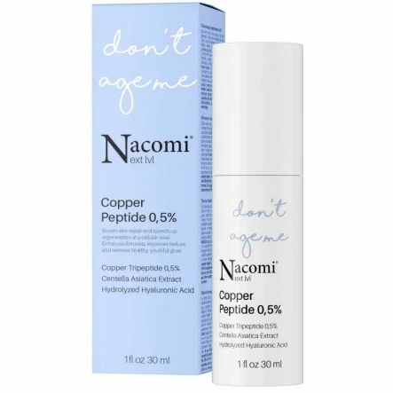 Serum do Twarzy Peptyd Miedziowy 0,5% 30 ml - Nacomi