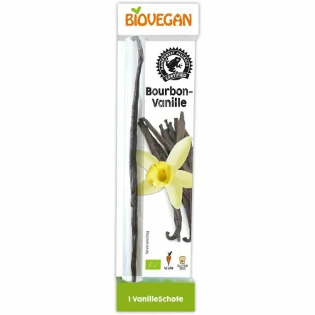 Laska Wanilii Bourbon Bezglutenowa Bio 1 Sztuka - Biovegan