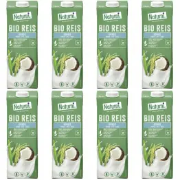 8 x Napój Ryżowo-Kokosowy Bezglutenowy Bio 1 l UHT Natumi