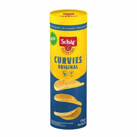 Chipsy Ziemniaczane Naturalne Bezglutenowe 170 g Schar