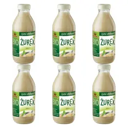 6 x Żurek Żytni Koncentrat Bio 320 ml - Kowalewski