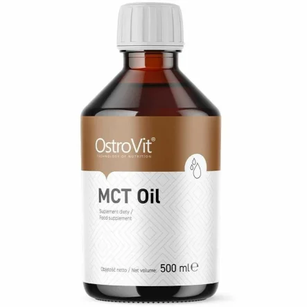 Olej MCT 500 ml - OstroVit - dobry do kawa kuloodporna w dieta ketogeniczna