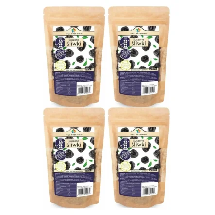 4 x Śliwki Suszone Bez Dodatku Cukru 250 g - Simpatiko