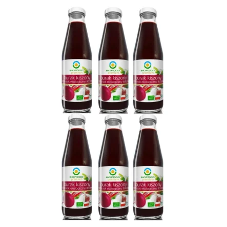 6 x Sok Z Buraka Kiszony Duży Bio 500 ml - Bio Food