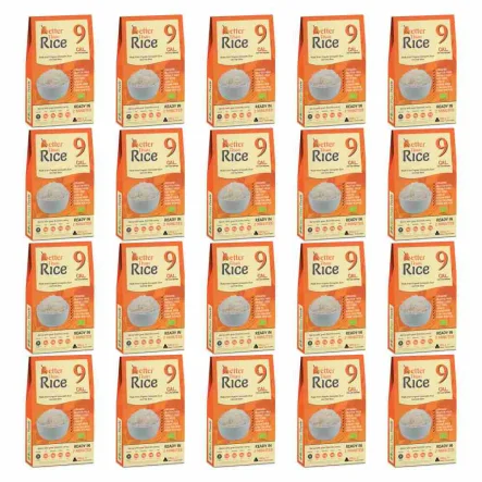 Zestaw 20 x Makaron Konjac w Kształcie Ryżu Bio 385 g (300 g) - Better Than Foods