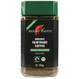 Kawa Rozpuszczalna Bezkofeinowa Fair Trade Bio 100 g Mount Hagen