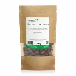 Kakao Ziarno Całe Prażone 100 g - Planteon