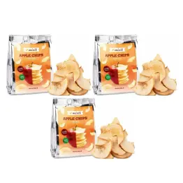 3 x Naturalne Chipsy Jabłkowe do Kieszeni 25 g - Mixit
