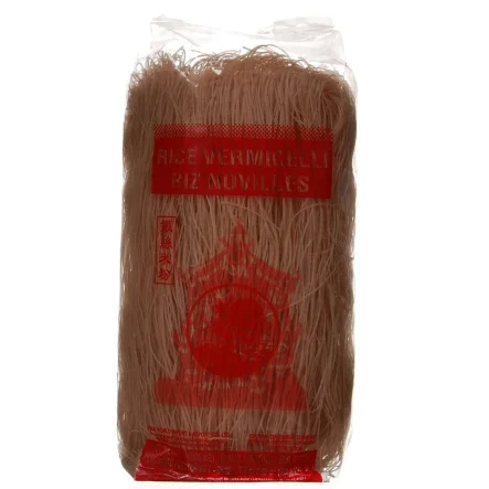 Makaron Ryżowy Razowy Nitka 220 g - Merre