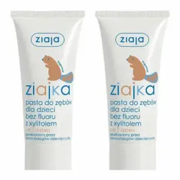 2 x Ziajka Pasta do Zębów z Ksylitolem Bez Fluoru 50 ml - Ziaja