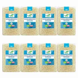 8 x Kasza Gryczana Niepalona Bezglutenowa Bio 2 kg - Bio Planet