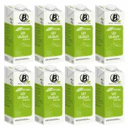 8 x Napój Sojowy Naturalny Bez Dodatku Cukru Bio 1 l - Berief
