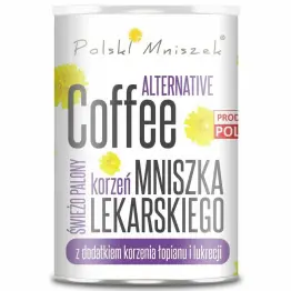 Kawa z Korzenia Mniszka Lekarskiego plus Łopian i Lukrecja Bezkofeinowa 150 g - Polski Mniszek
