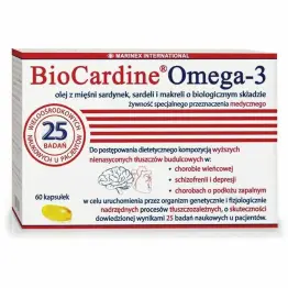 BioCardine Omega-3 60 Kapsułek - Marinex