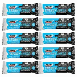 10 x Baton Energy Kokos + Guarana 50 g - Paliwo Dla Aktywnych