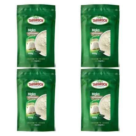 4 x Mąka Orkiszowa Biała 1 kg - Targroch 