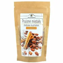 Prażone Migdały z Ksylitolem i Cynamonem 100 g - Pięć Przemian
