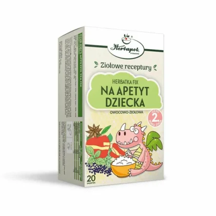 Herbatka NA APETYT DZIECKA FIX 40 g (20x 2 g) - Herbapol Kraków