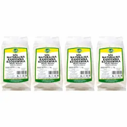 4,4 kg Sól Kłodawska Kamienna Naturalna Miałka Różowa Niejodowana 4x1,1 kg - Smakosz