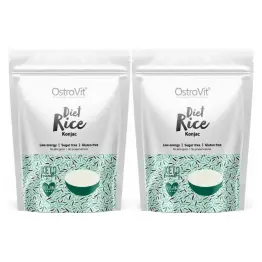 2 x Makaron Konjac Diet Rice 400 g Keto Friendly (250 g) - OstroVit