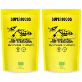 2 x Kakao Sproszkowane Surowe Nieodtłuszczone Bio 150 g - Bio Planet