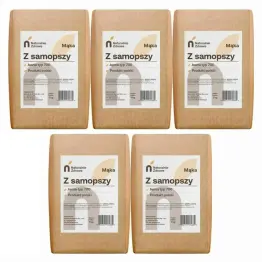 5 x Mąka Jasna z Samopszy Typ 700 1 kg - Naturalnie Zdrowe